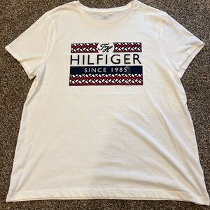 Tommy Hilfiger White Graphic Tee